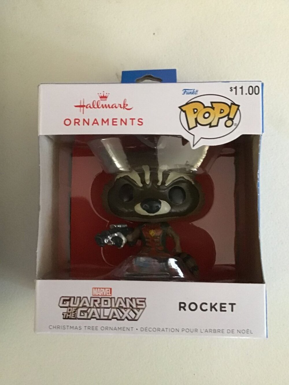 Funko Pop! Marvel Guardians Galaxy Rocket Raccoon Hallmark Ornament 2024 NIB New